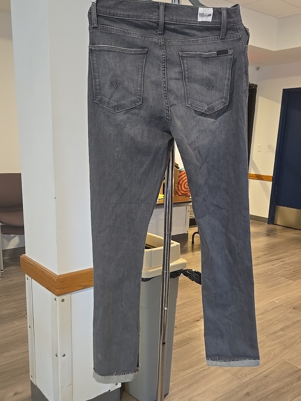 Hudson Jeans Slim Straight Gray Women's Denim